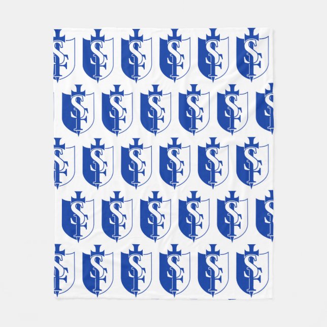 St. Frederick Logotyp Fleecefilt (Framsidan)