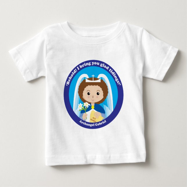 St. Gabriel Archangel Tee Shirt (Framsida)
