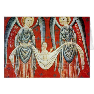 St Gabriel och St.-Raphael, c.1200 Hälsningskort