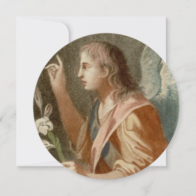 St. Gabriel the Archangel (M 011) Greeting Card Inbjudningar (Framsida)