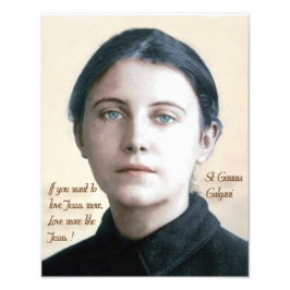 St Gemma Galgani Fototryck