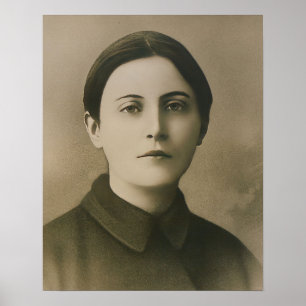 St Gemma Galgani italiensk katolsk Saint Poster