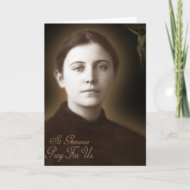 St Gemma Galgani Kort (Framsida)