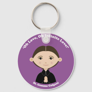 St. Gemma Galgani Nyckelring