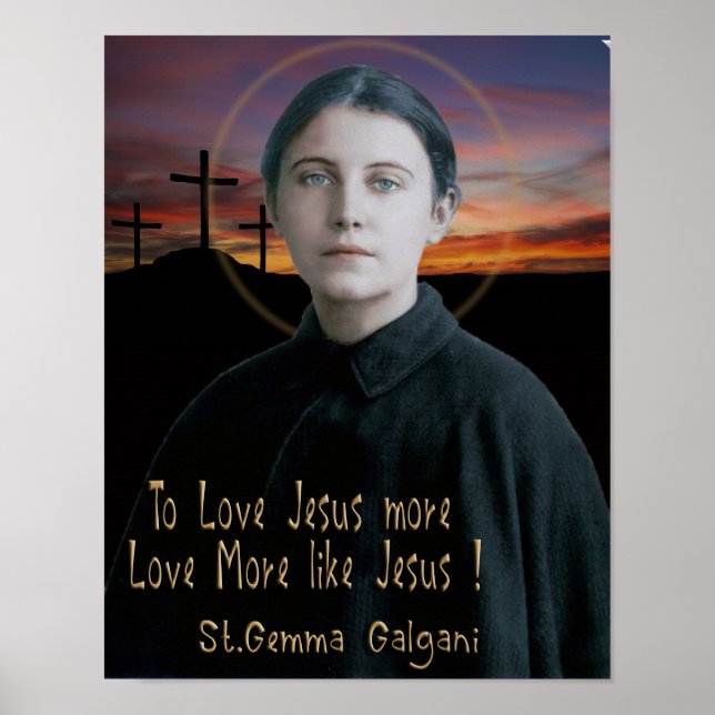 St. Gemma Galgani Poster (Framsidan)