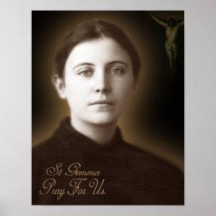 St Gemma Galgani Poster