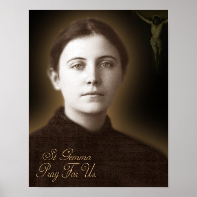St Gemma Galgani Poster (Framsidan)