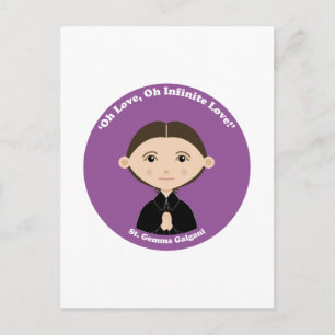St. Gemma Galgani Vykort