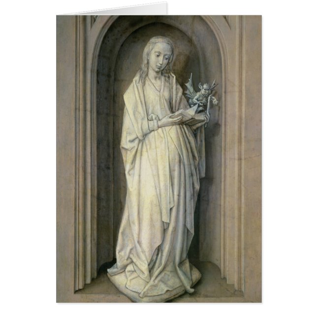 St. Genevieve, c.1479 Hälsningskort (Framsidan)