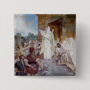 St. Genevieve som lugnar Parisiansen Knapp