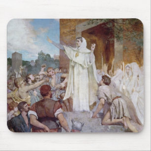 St. Genevieve som lugnar Parisiansen Musmatta