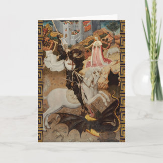 St. George and The Dragon by Bernat Martorell Kort