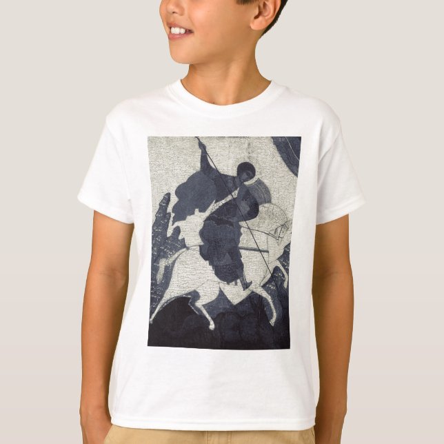 St George den segerrike östortodox ikonkonst T Shirt (Framsida)