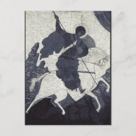 St George den segerrike östortodox ikonkonst Vykort