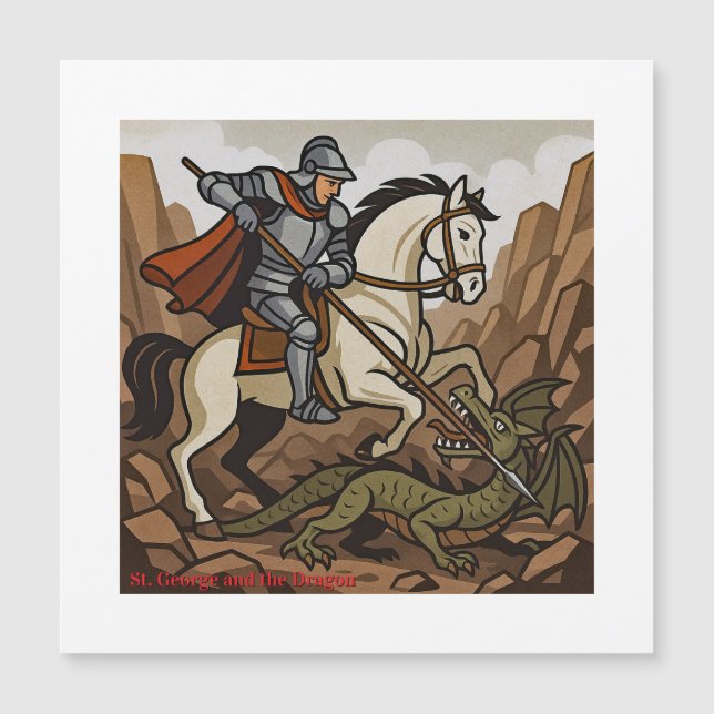 St.George dödar Draken - Doudou, Mons (Framsida)