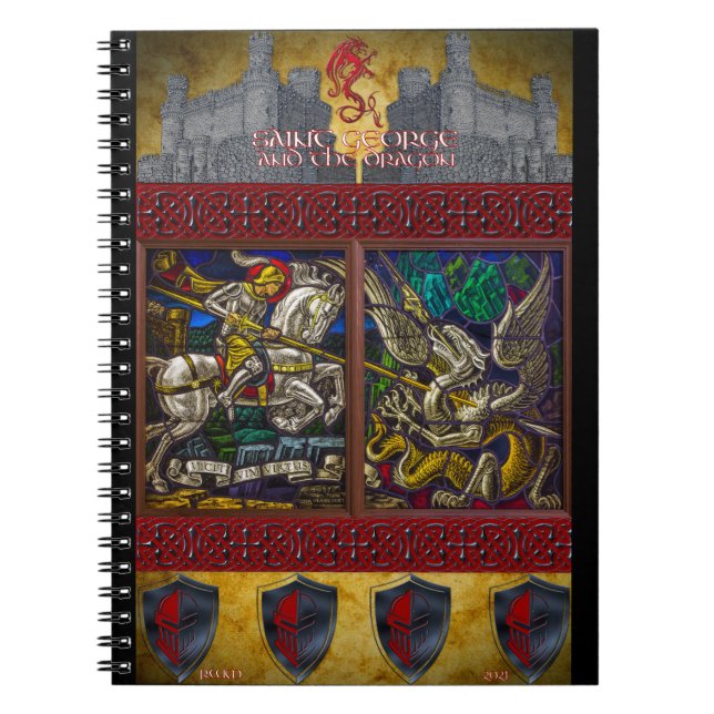 St. George Dragon Anteckningsbok (Framsidan)