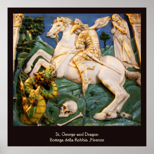 St. George, Dragon och Princess Poster