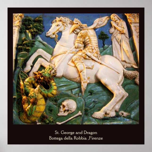 St. George, Dragon och Princess Poster (Framsidan)