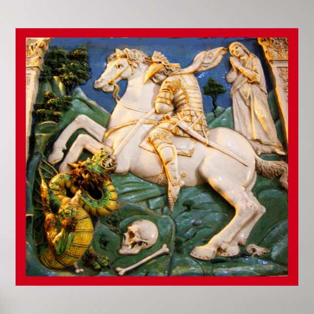 St. George, Dragon och Princess Poster (Framsidan)