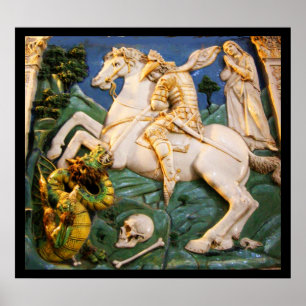 St. George, Dragon och Princess Poster