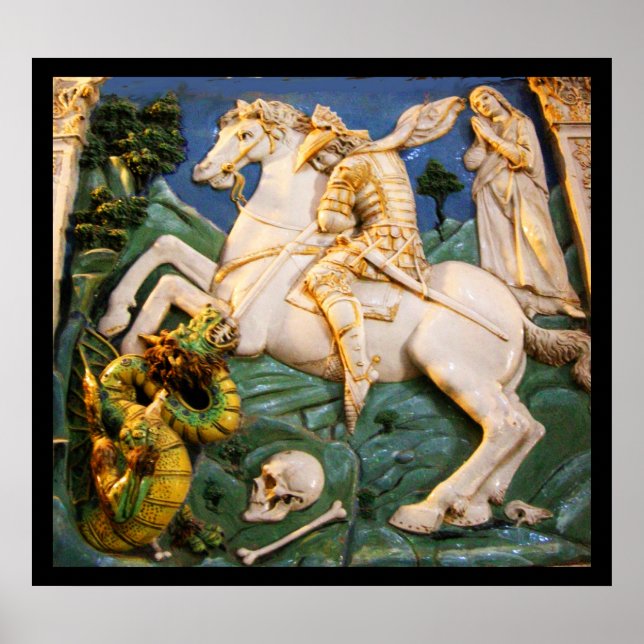 St. George, Dragon och Princess Poster (Framsidan)
