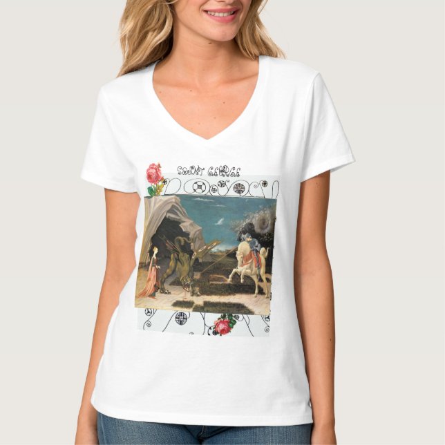 St George, drake och Princess T-shirt (Framsida)