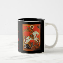 St George & drakekaffemugg Två-Tonad Mugg