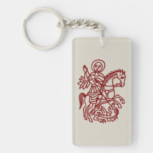 St George Drakon Jerusalem Kors Arv Tatuering
