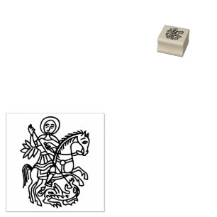 St George Drakon Jerusalem Kors Arv Tatuering Stämpel