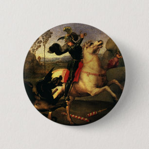 St. George Fighting the Dragon av Raphael Sanzio Knapp