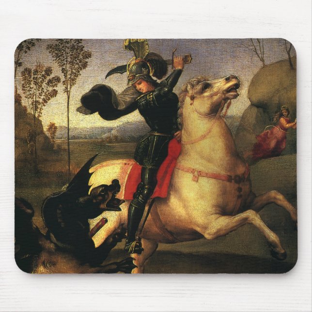 St. George Fighting the Dragon av Raphael Sanzio Musmatta (Framsidan)