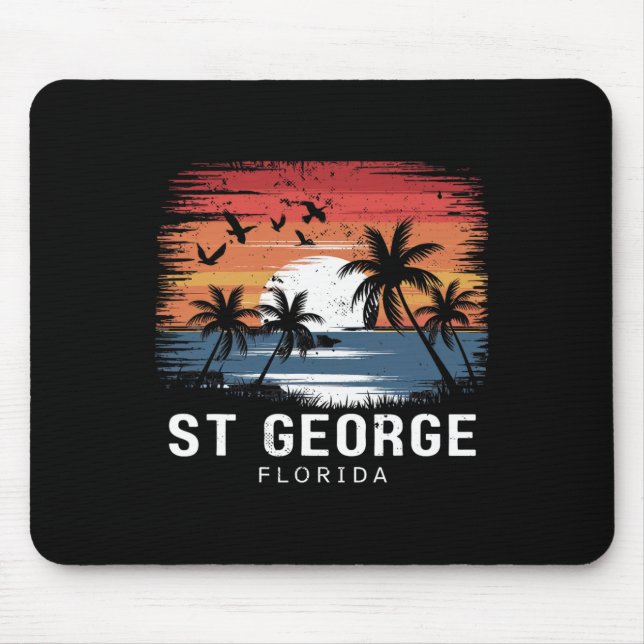 St George Florida Surfing Brädseglaren  Musmatta (Framsidan)