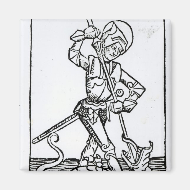 St. George från Liber Chronicarum Magnet (Framsidan)