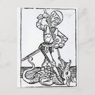 St. George från Liber Chronicarum Vykort