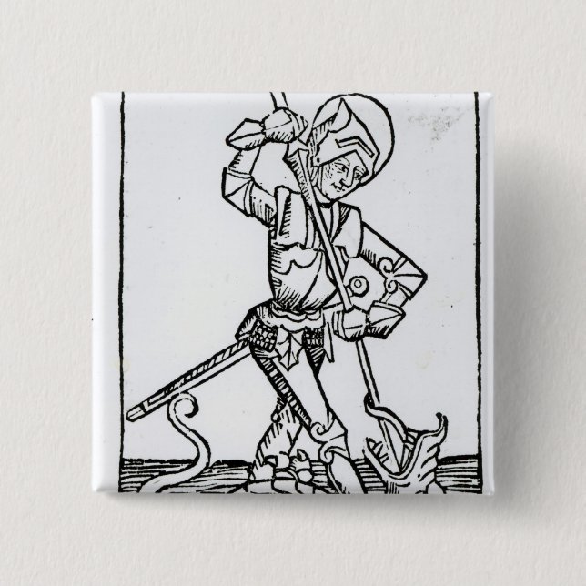 St George från 'Liberen Chronicarum Knapp (Framsida)