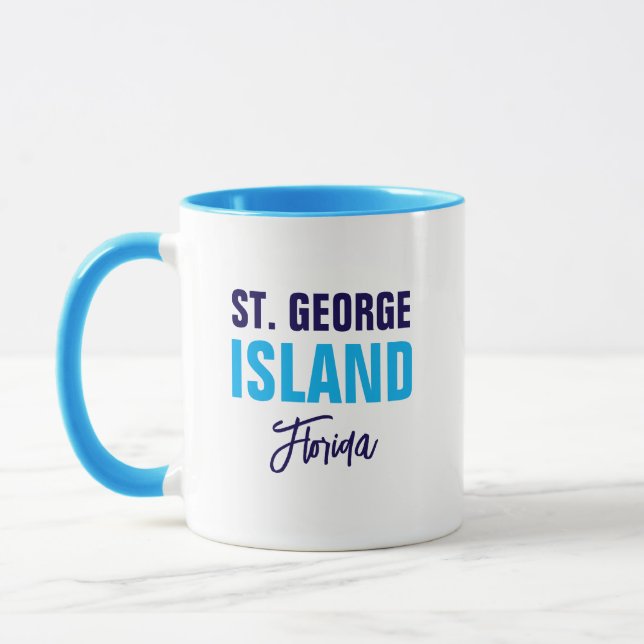 St. George Island Florida Coffee Mug Mugg (Vänster)