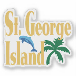 St. George Island Florida Klistermärken