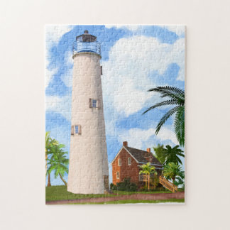 St. George Island Lighthouse - Florida Art Puzzle Pussel