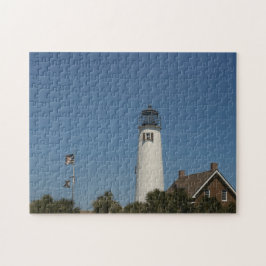 St George Island Lighthouse i Eastpoint, Fl på en Pussel
