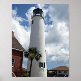 St George Island Lighthouse på en Poster