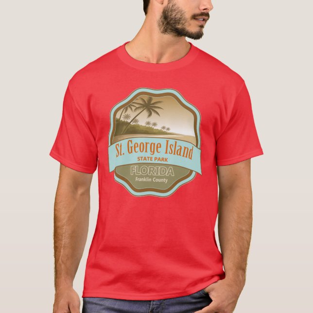 St George Island State Park Franklin County Florid T Shirt (Framsida)