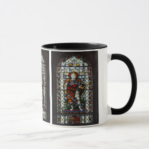 St George målat glassfönster - Monogram Mugg
