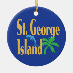 St George ö Florida Julgransprydnad Keramik