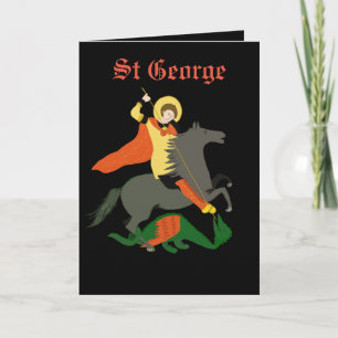 St George och den redigerbara draken Kort