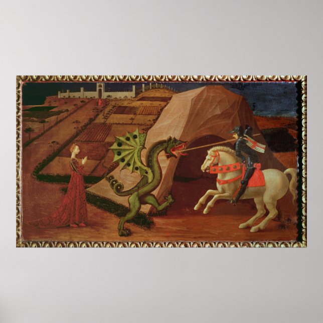 St. George och Dragon, 1439-40 Poster (Framsidan)