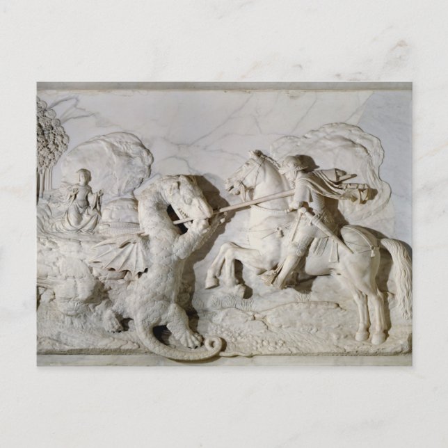 St. George och Dragon, 1508 Vykort (Framsida)