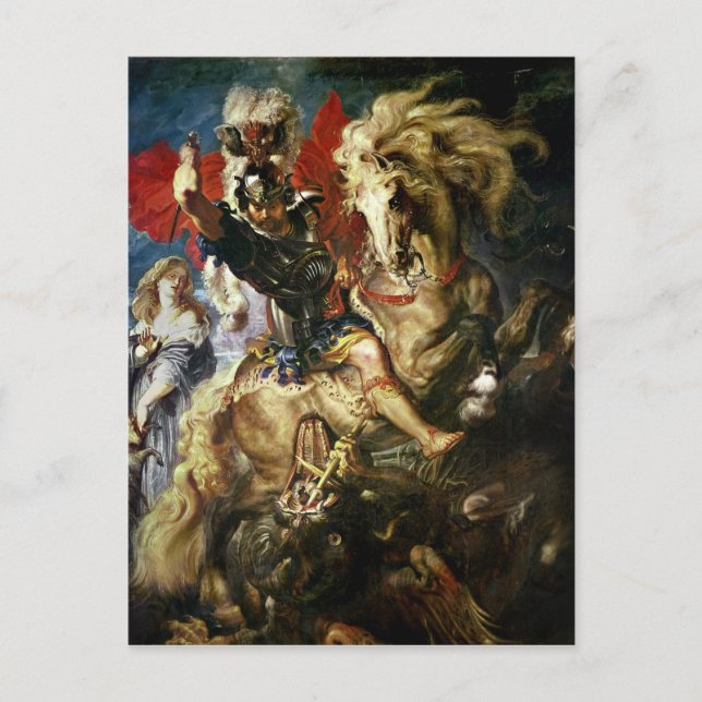 St. George och Dragon, 1606 Vykort (Framsida)
