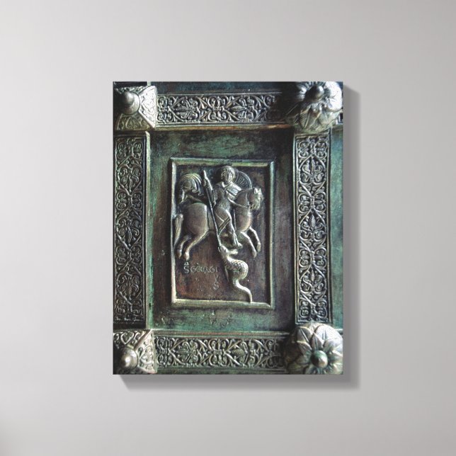 St. George och Dragon Canvastryck (Framsida)