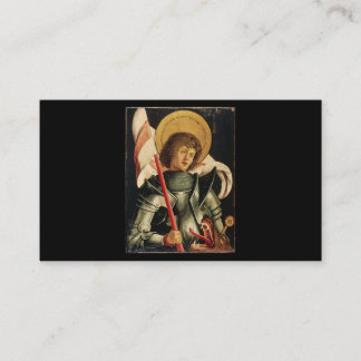 St George och Dragon Day Icon Art Knight Catho Visitkort