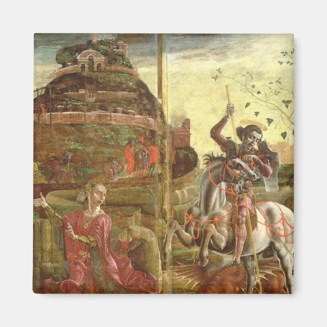 St. George och Dragon Magnet (Framsidan)